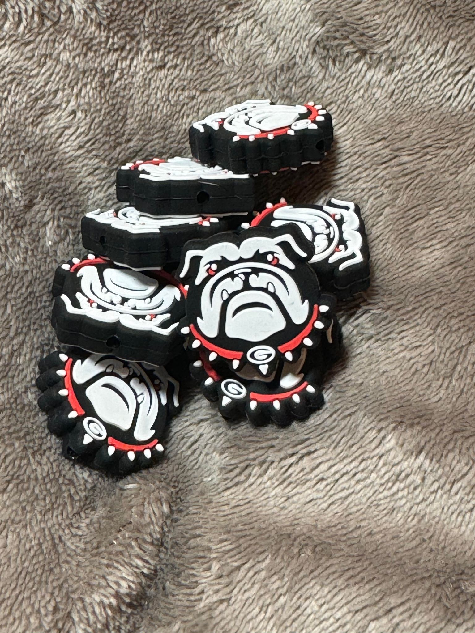 Bulldogs focal for beadable items