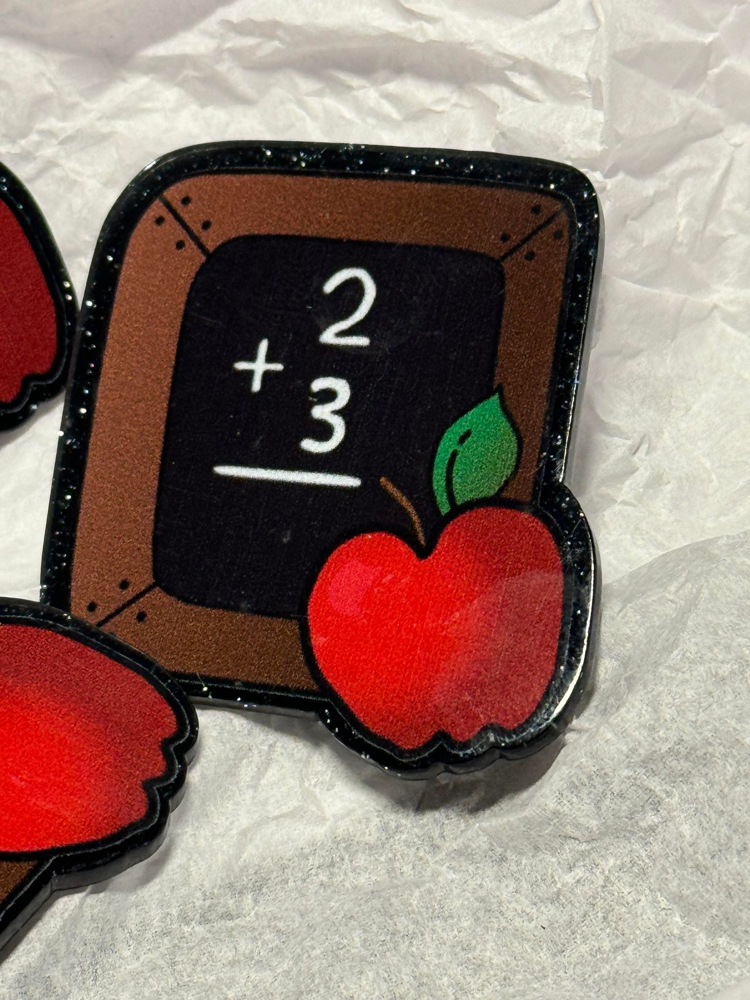 Math, teacher, acrylic piece, for badges, pens, earrings etc