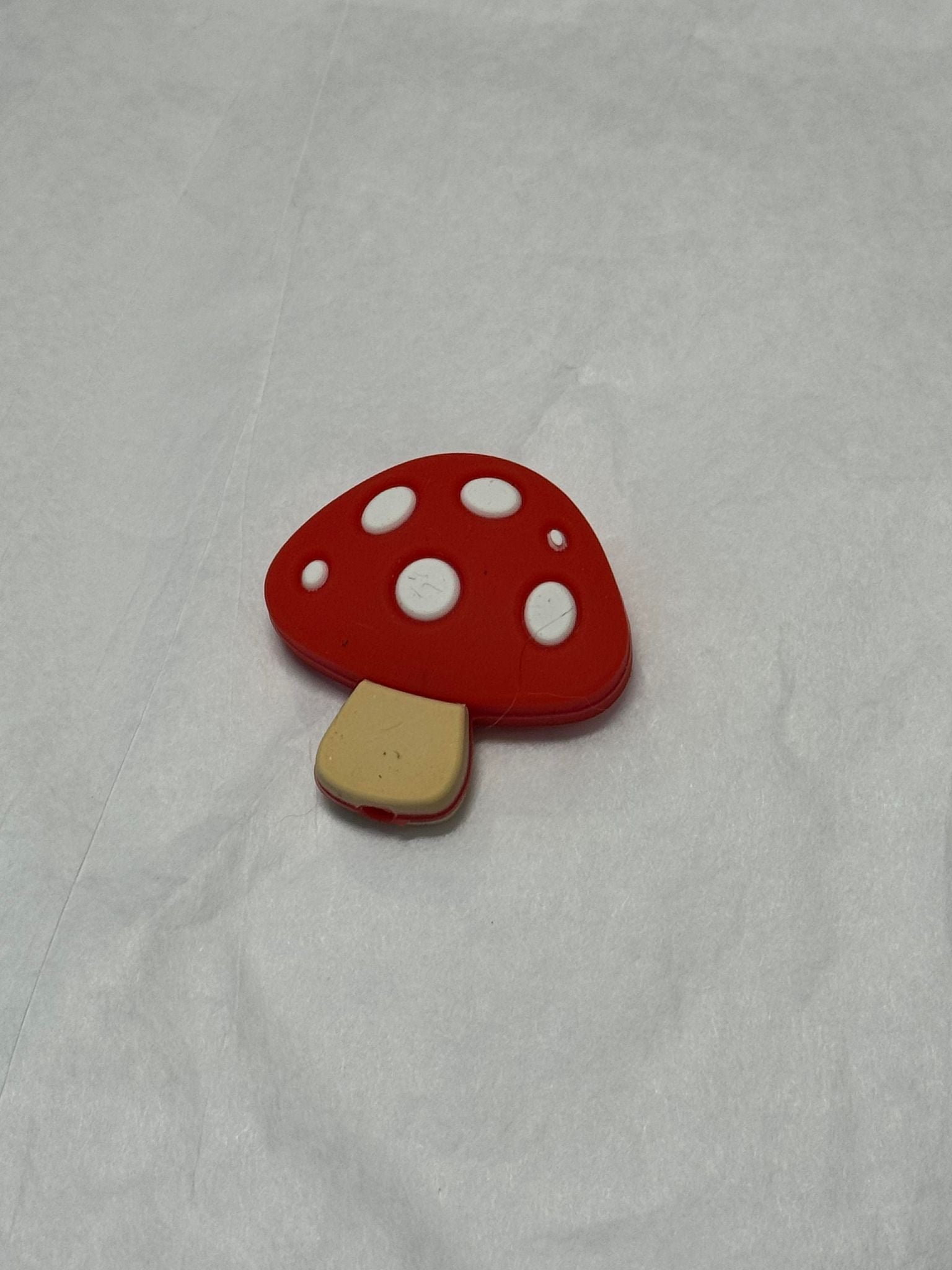 Mushroom silicone focal for beadable items