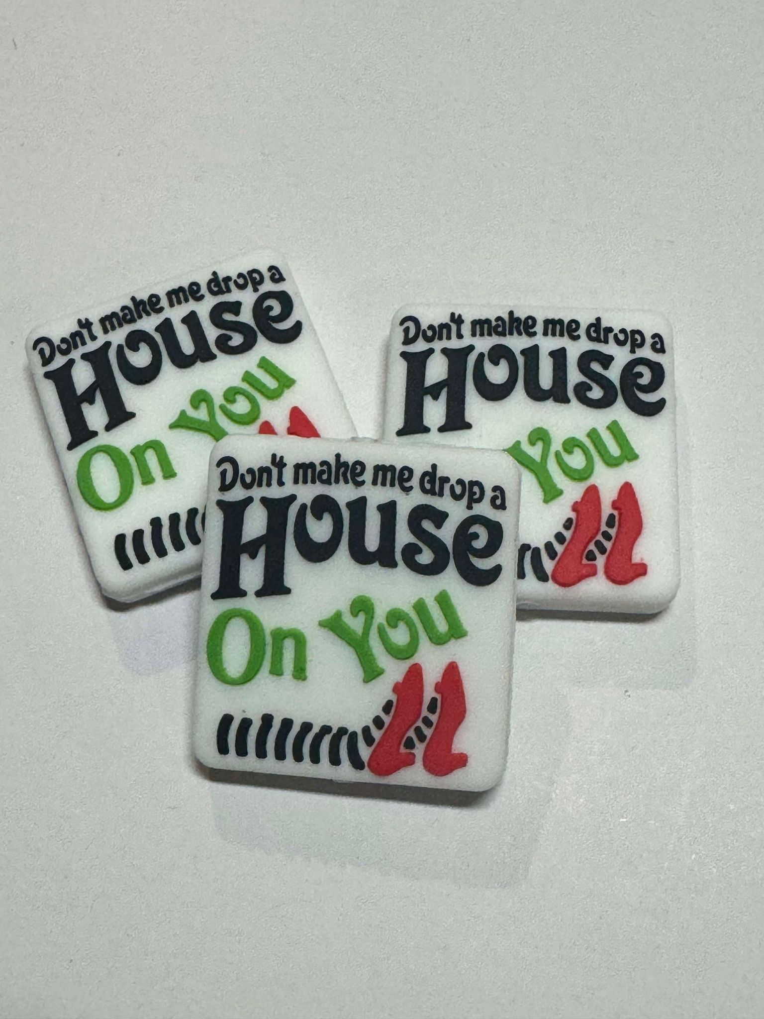 House on you silicone focal, for beadable items like pens