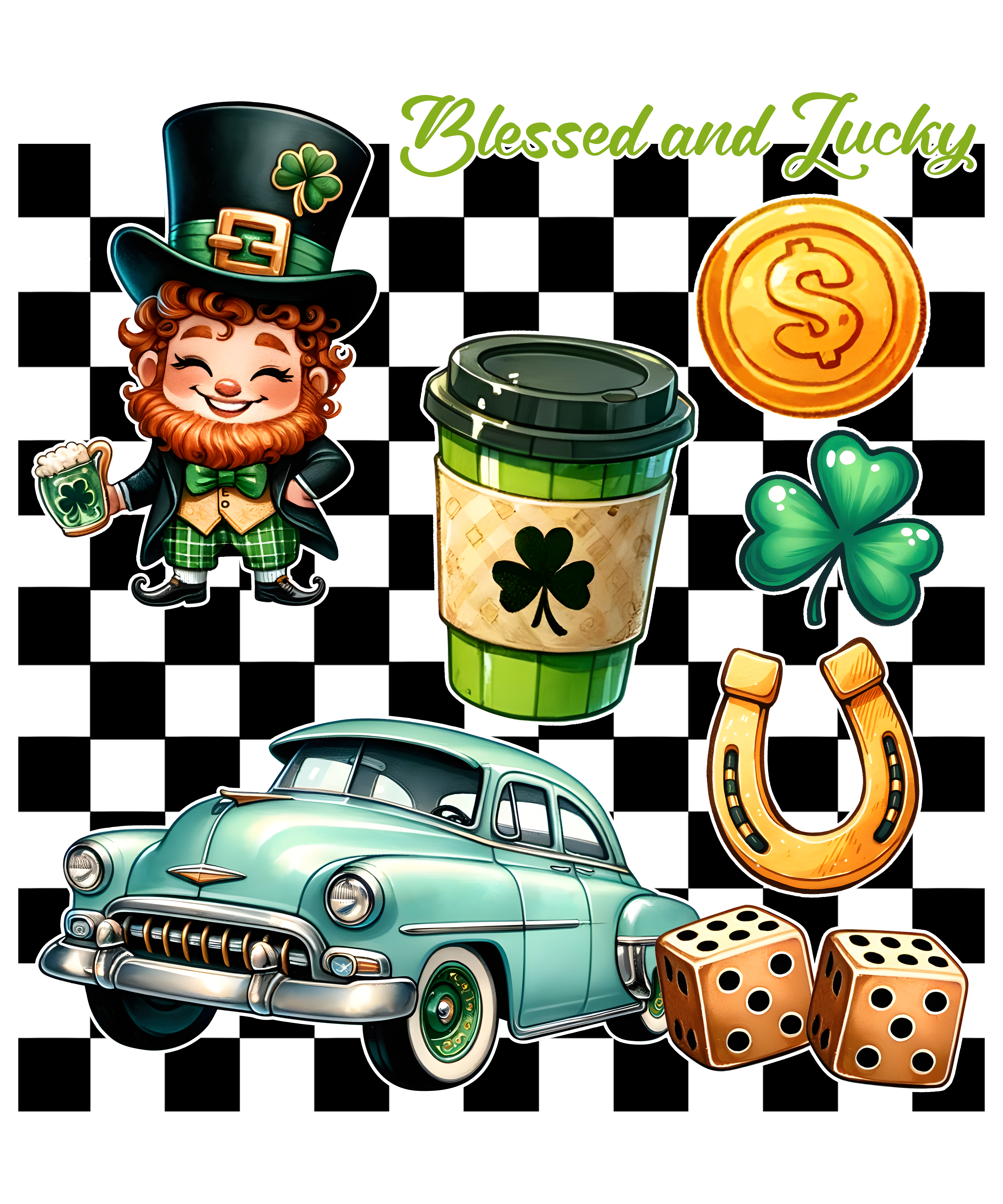 DTF St Patricks Day bundle, 10 prints for $20!