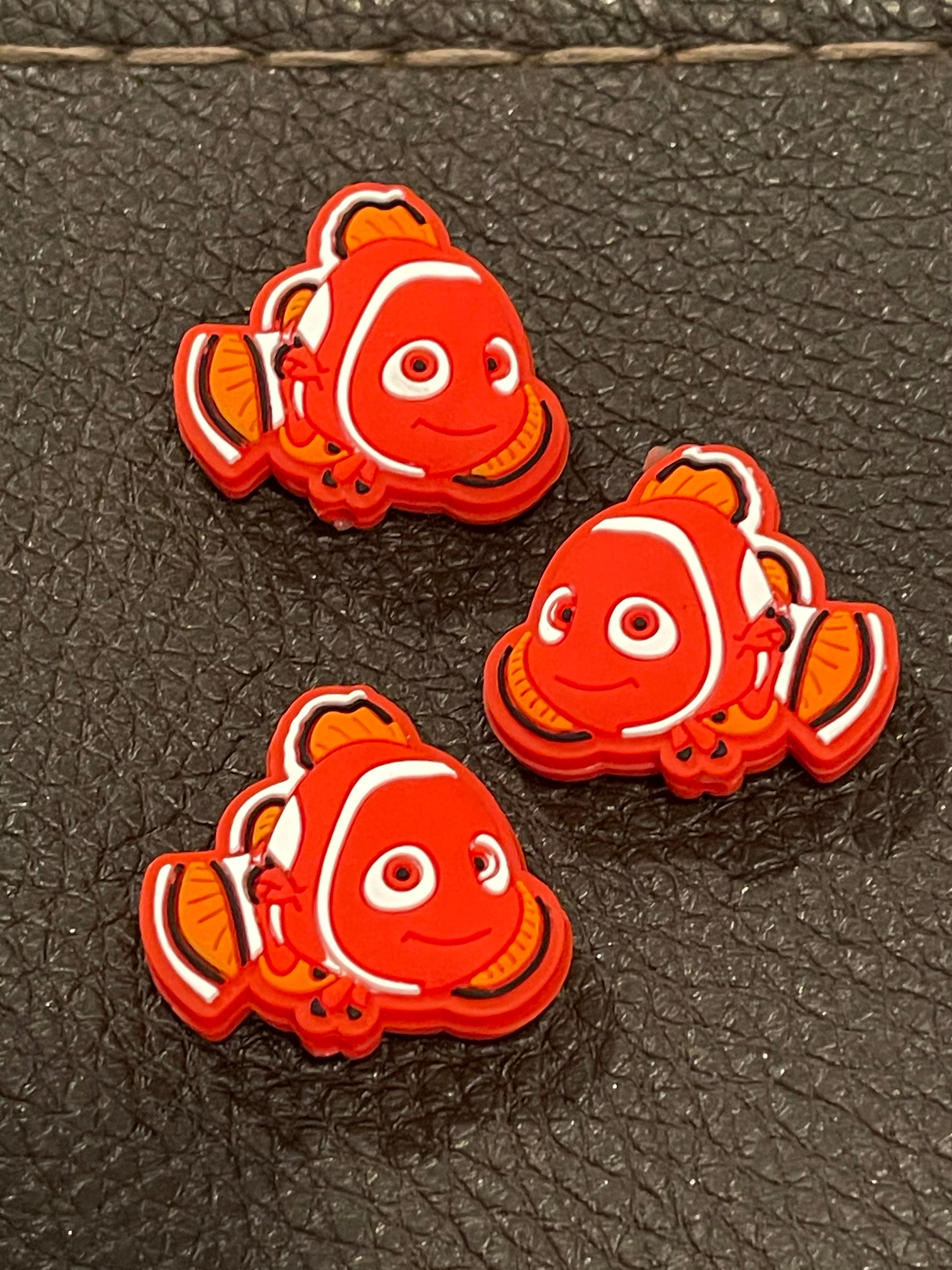 Clown fish silicone focal, for beadable items like pens