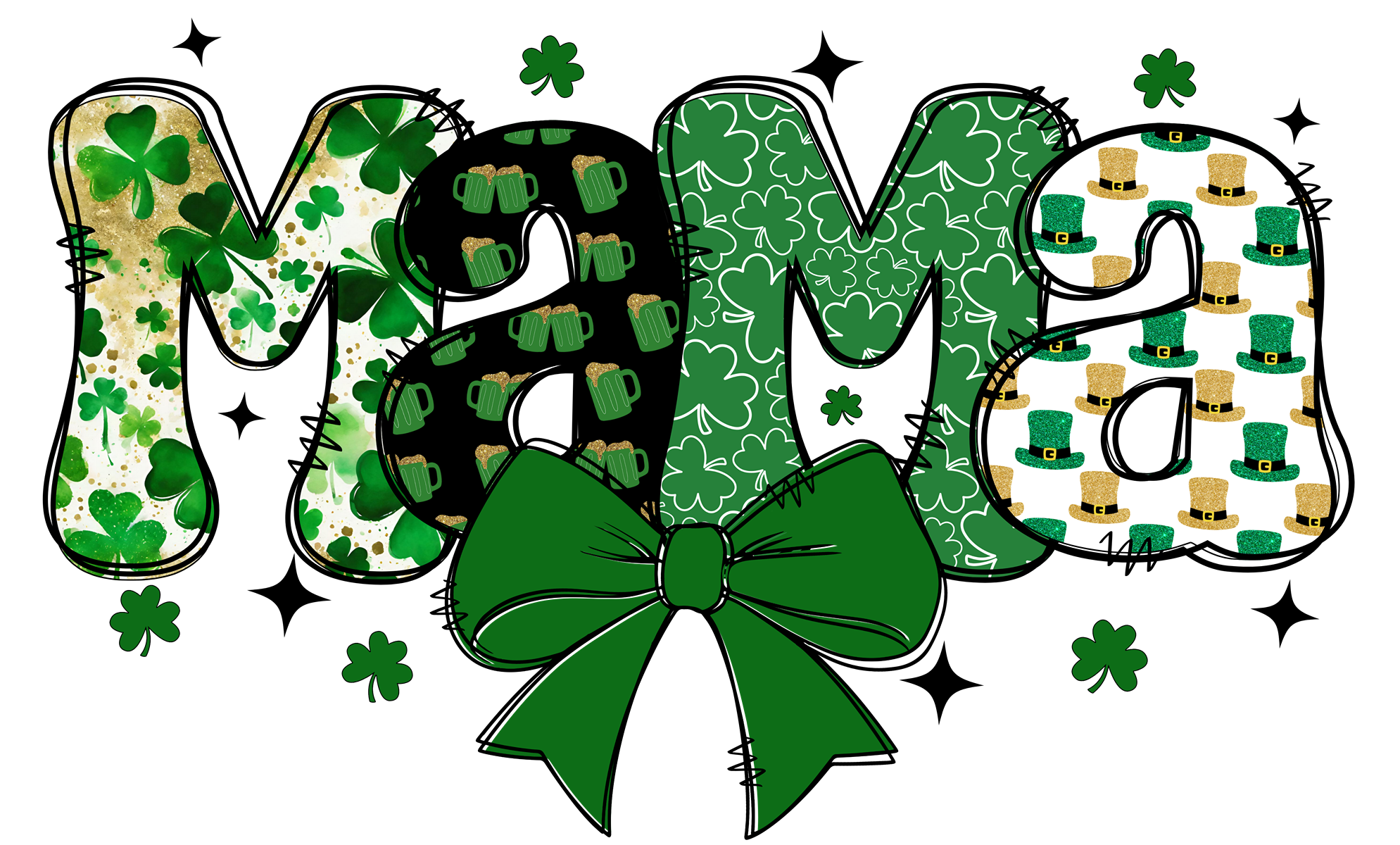 DTF St Patricks Day bundle, 10 prints for $20!