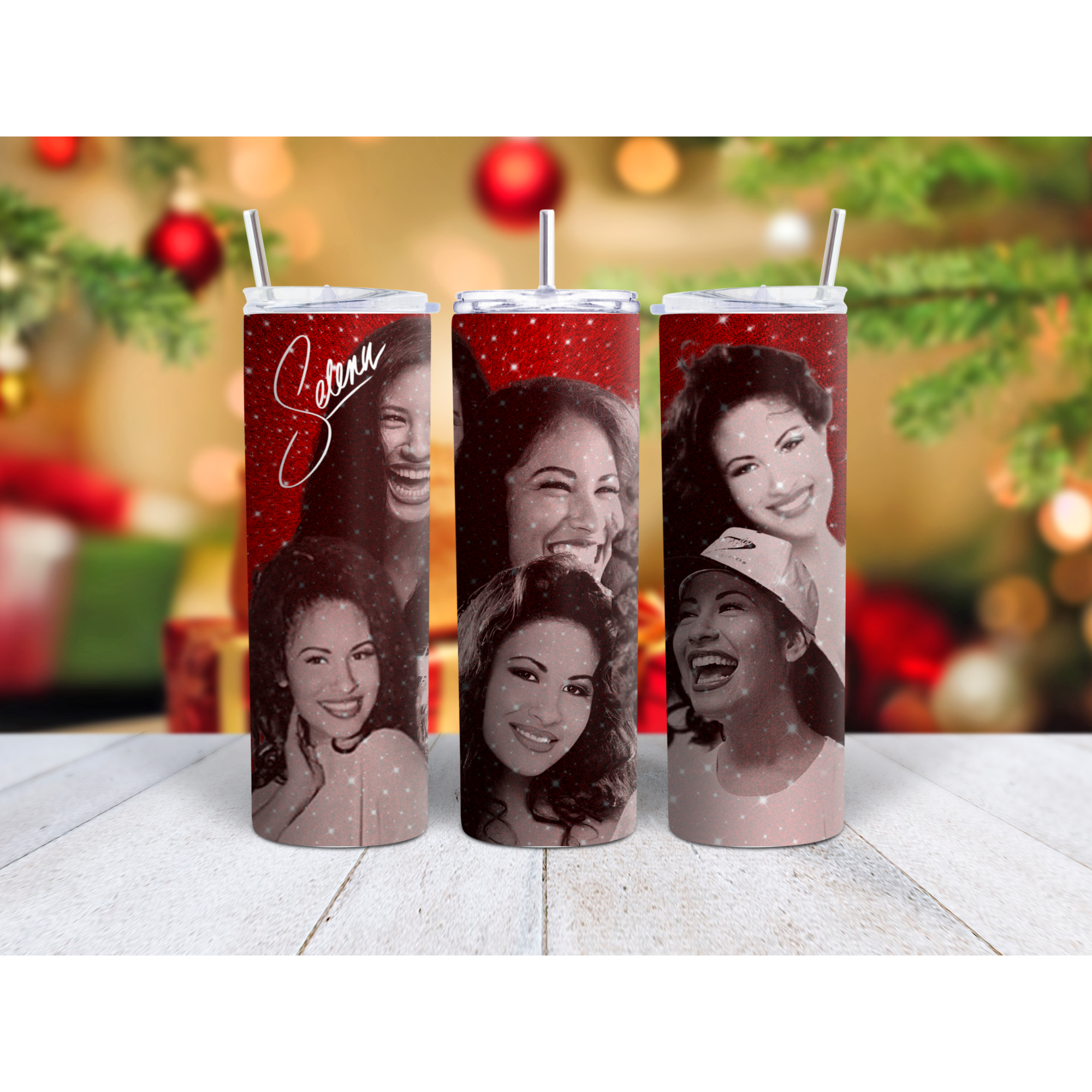 selena  stainless steel, straight tumbler, multiple sizes