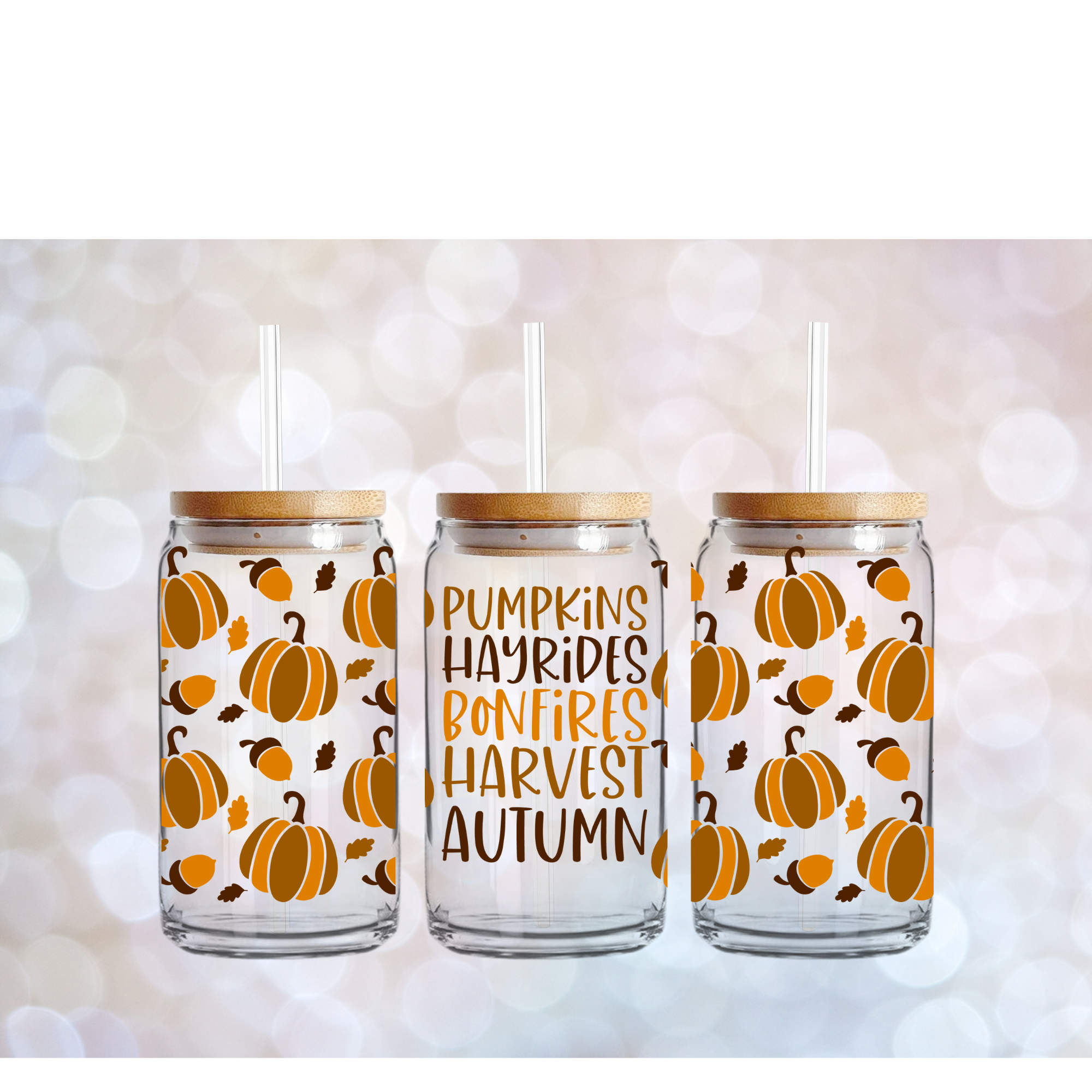 Pumpkins hayrides libbey glass