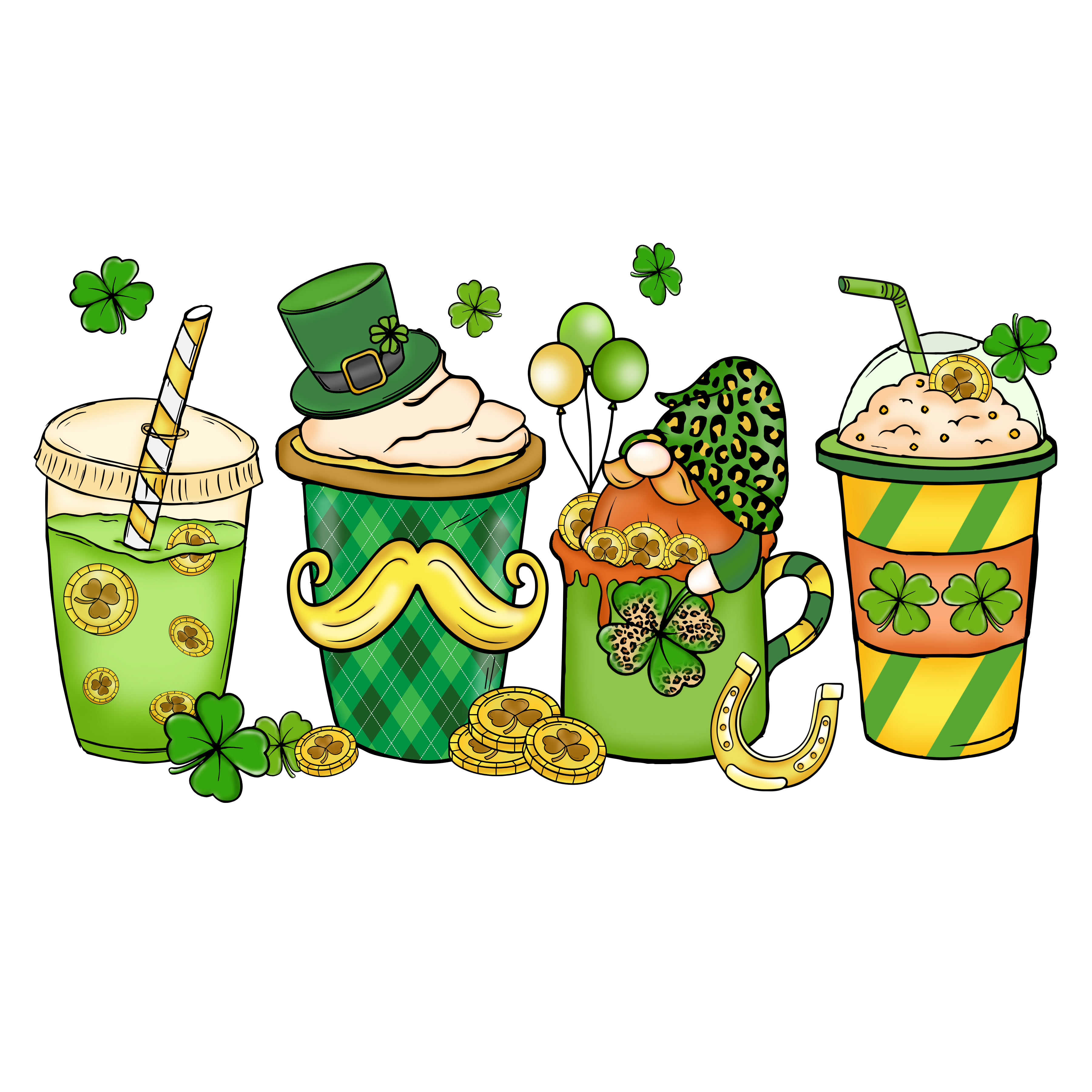 DTF St Patricks Day bundle, 10 prints for $20!